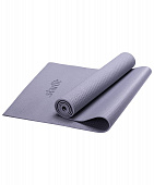 Коврик для йоги Starfit FM-101, PVC, 173x61x1,0 см, серый