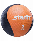 Медбол Starfit PRO GB-702, 2 кг, оранжевый